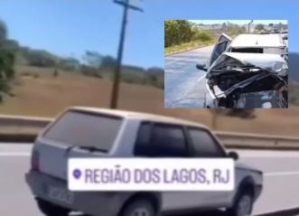 Motorista na contramão provoca grave acidente na Via Lagos